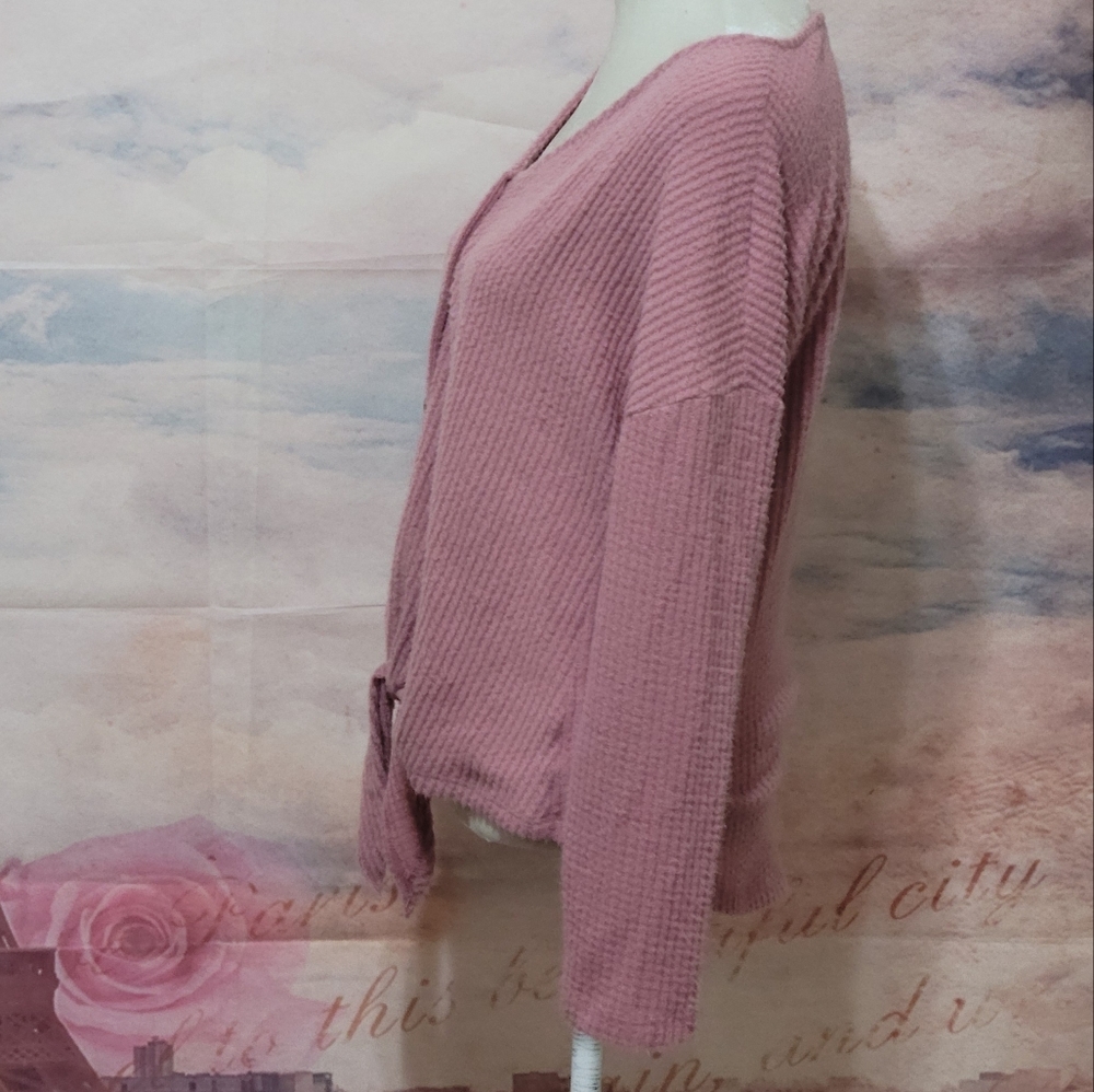 Another Reason pink sweater top - Picture 4 of 7